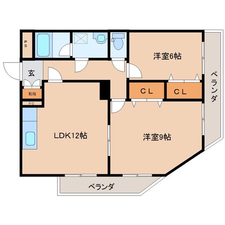 奈良駅 徒歩7分 3階の物件間取画像